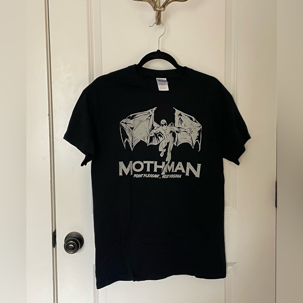 Mothman of Point Pleasant WV Tshirt Men’s Size M Halloween Cryptid black